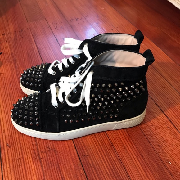 Christian Louboutin Shoes - Christian Louboutin spiked high top sneakers.